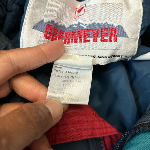 Vintage Obermeyer Altitude Ski Jacket Mens Medium Active Performance Outdoors - Picture 12 of 16